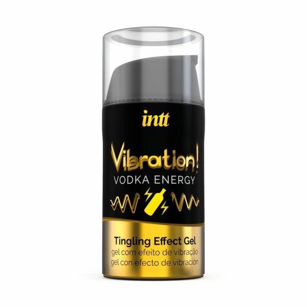 купити Рідкий вібратор Intt Vibration Vodka (15 мл), густий гель, дуже смачний, діє до 30 хвилин
