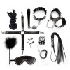 фото Набор Art of Sex - Spikes BDSM Set Leather, 10 предметов, натуральная кожа, Черный