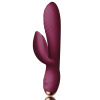 фото Вибратор-кролик Rocks Off Every Girl Burgundy, два мотора, разноцветная LED-подсветка, мощный