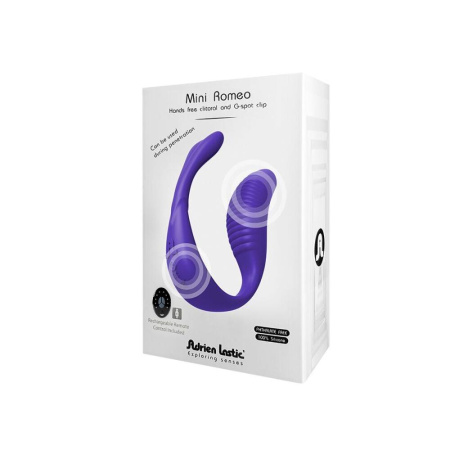 фото Вибратор для пар Adrien Lastic Mini Romeo II с пультом LRS и двумя моторчиками  || фото Вібратор для пар Adrien Lastic Mini Romeo II з пультом LRS і двома моторчиками 