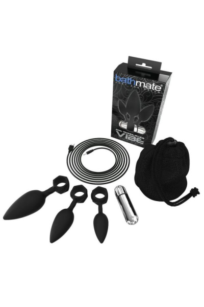 купить Набор анальных вибропробок Bathmate Anal Training Plugs VIBE, диаметр 2,5см - 3,1см - 3,8см