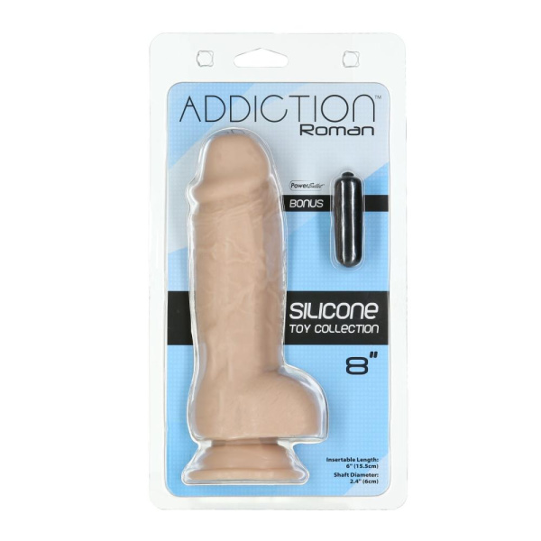 купить Фаллоимитатор ADDICTION - Roman – 8” Girthy Dong