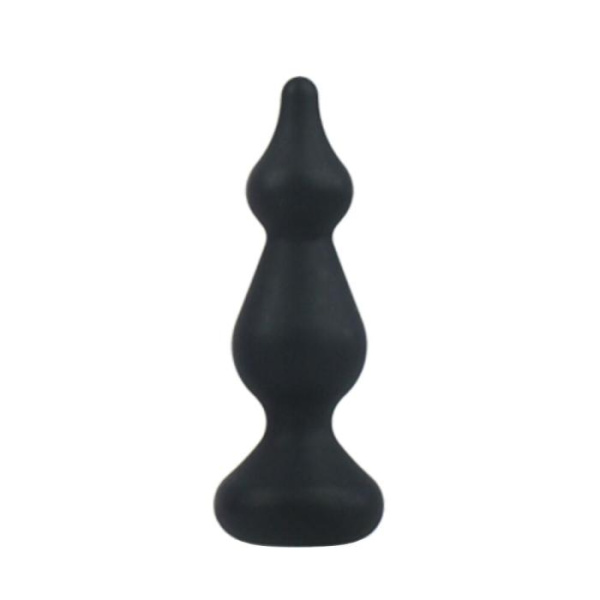купити Анальна пробка Adrien Lastic Amuse Mini Black (S) з двома переходами, макс. діаметр 3 см