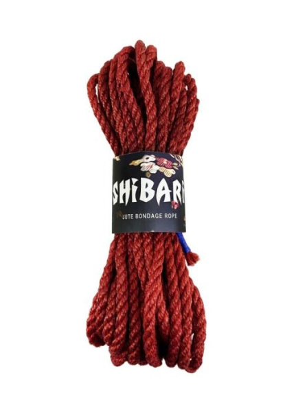 купить Джутовая веревка для Шибари Feral Feelings Shibari Rope, 8 м красная