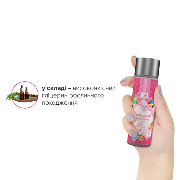 купить Лубрикант на водной основе System JO H2O - Candy Shop - Cotton Candy (60 мл) без сахара и парабенов