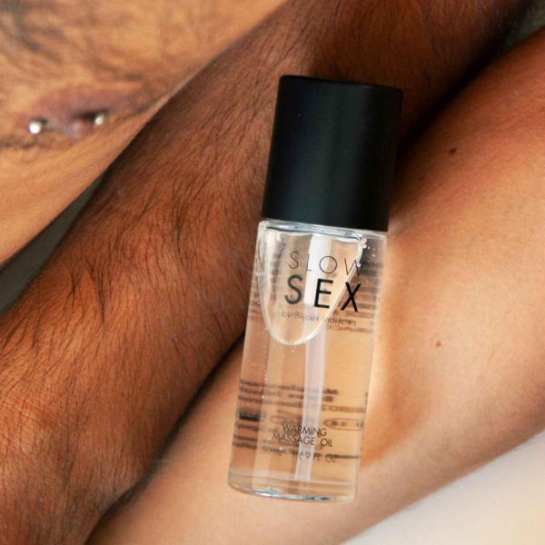 купить Разогревающее съедобное массажное масло Bijoux Indiscrets Slow Sex Warming massage oil