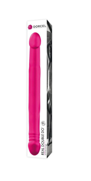 купить Фаллоимитатор двусторонний Dorcel Real Double Do Magenta, диаметр 4см, длина 42см