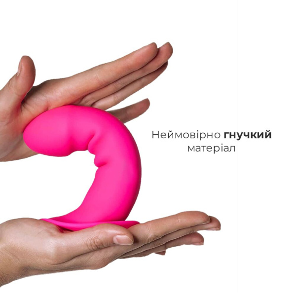 купить Дилдо с присоской Adrien Lastic Hitsens 2 Pink, отлично для страпона, макс диаметр 4см, длина 16,7см