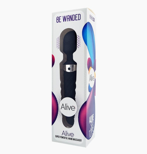 купить Мини-вибромассажер Alive Be Wanded Black