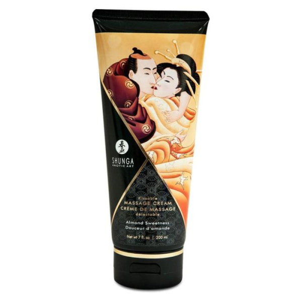 купить Съедобный массажный крем Shunga Kissable Massage Cream - Almond Sweetness (200 мл)