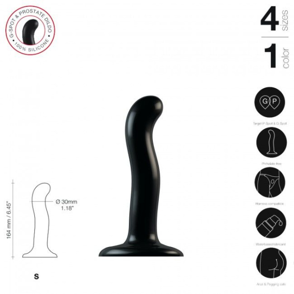 купить Насадка для страпона Strap-On-Me P&G-Spot Dildo, силикон, размер S