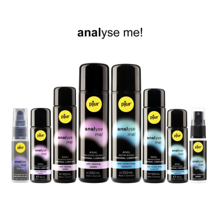 фото Расслабляющий анальный спрей pjur analyse me! 20 мл с пантенолом и алоэ, концентрированный  || фото Розслаблювальний анальний спрей pjur analyse me! 20 мл із пантенолом та алое, концентрований 