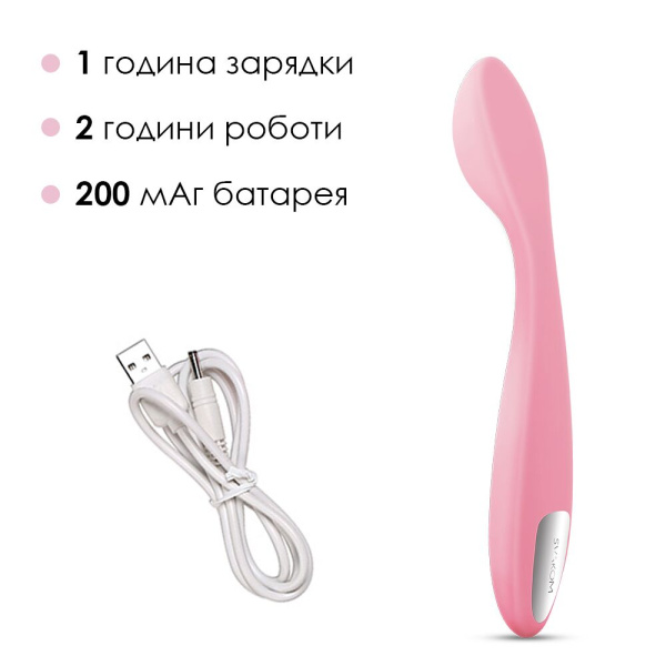 купити Стимулятор клітора та точки G Svakom Keri Pale Pink