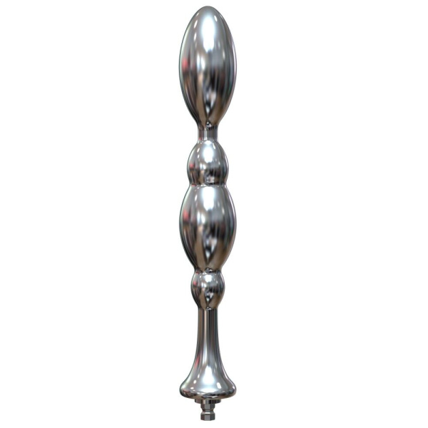 купить Металлический анальный плаг для секс-машин Hismith Bullet Anal Toy, система KlicLok