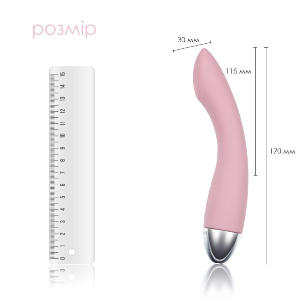 купить Вибратор для точки G с интеллектуальным режимом Svakom Amy Pale Plink