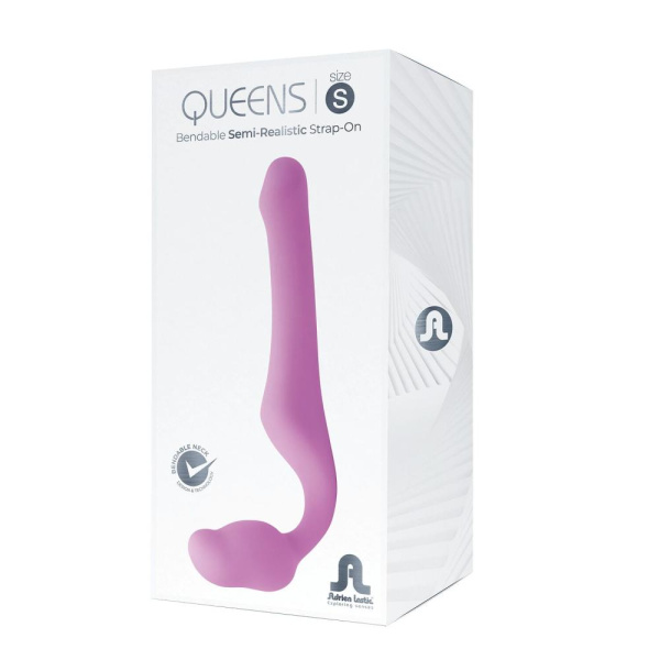 купить Безремневой страпон Adrien Lastic Queens S, регулируемый изгиб, диаметр 3 см