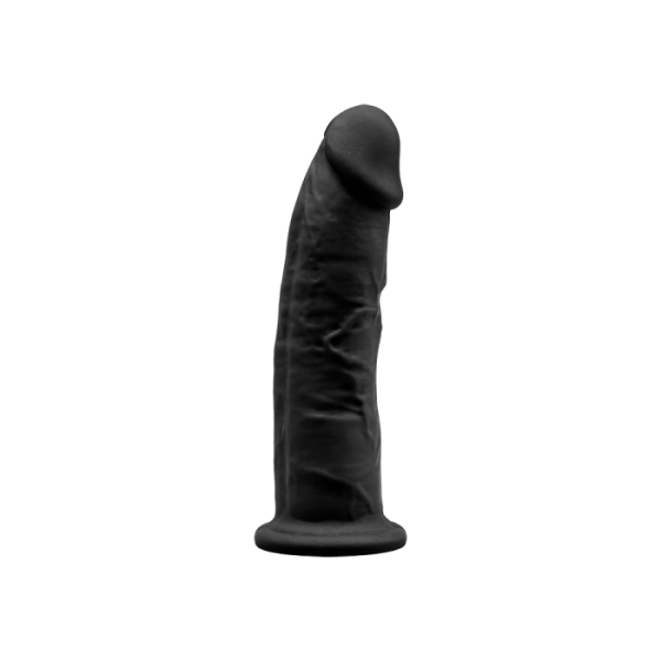 купить Фаллоимитатор SilexD Robby Black (MODEL 2 size 6in), двухслойный, силикон+Silexpan, диаметр 3,5 см