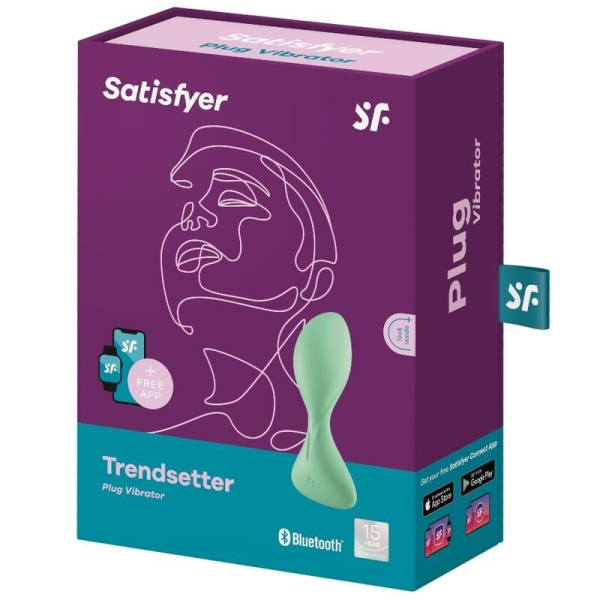 купити Анальна смартпробка з вібрацією Satisfyer Trendsetter Green
