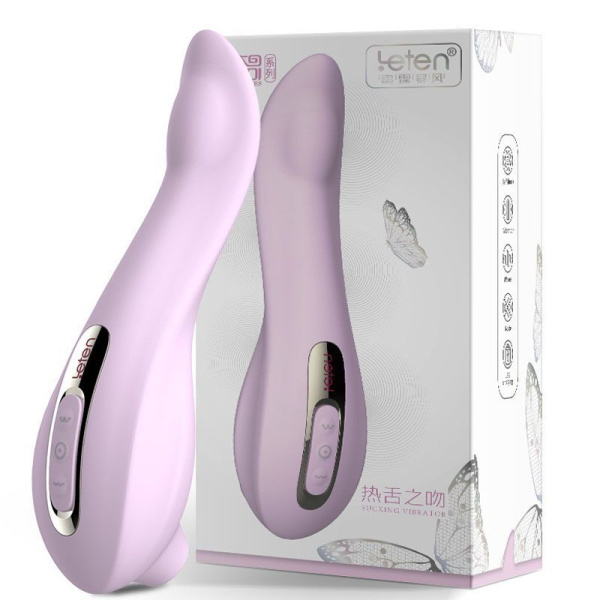 купити Вакуумний вібратор 3-в-1 Leten Sucking Vibrator (вакуум, вібрація, масажні рухи язичка)
