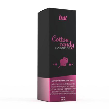 фото Массажный гель для интимных зон Intt Cotton Candy (30 мл) разогревающий  || фото Масажний гель для інтимних зон Intt Cotton Candy (30 мл) розігріваючий 