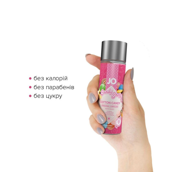 купить Лубрикант на водной основе System JO H2O - Candy Shop - Cotton Candy (60 мл) без сахара и парабенов