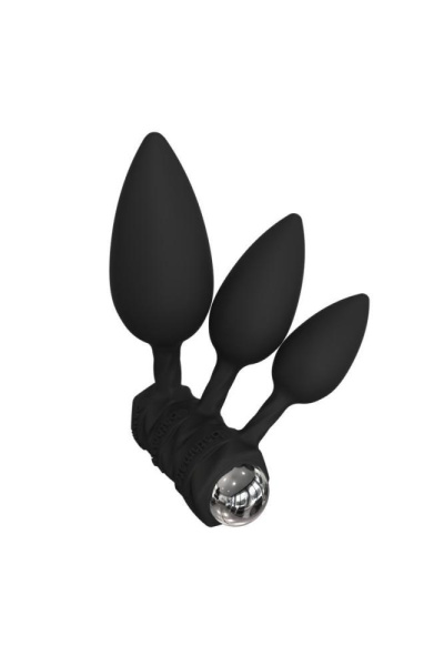 купить Набор анальных вибропробок Bathmate Anal Training Plugs VIBE, диаметр 2,5см - 3,1см - 3,8см