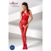 фото Бодистокинг Passion BS052 red, комбинезон, имитация корсета с подтяжками, чулок и трусиков  || фото Бодістокінг Passion BS052 red, комбінезон, імітація корсета з підтяжками, панчох і трусиків 