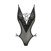 фото Боди монокини с декольте ERZA BODY black XXL/XXXL - Passion  || фото Боді монокіні з декольте ERZA BODY black XXL/XXXL - Passion 