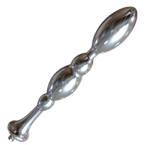 купить Металлический анальный плаг для секс-машин Hismith Bullet Anal Toy, система KlicLok