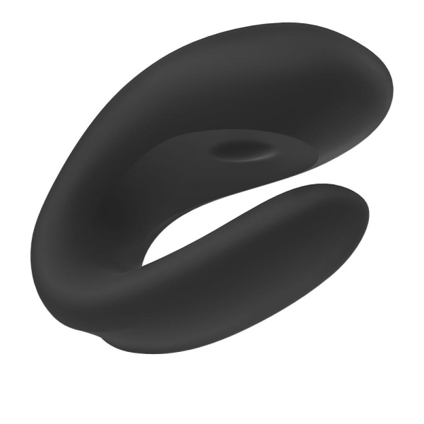 купити Смарт-вібратор для пар Satisfyer Double Joy Black із широким кліторальним стимулятором