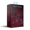 фото Набор Feral Feelings BDSM Kit 3 Black, наручники, поножи, коннектор  || фото Набір Feral Feelings BDSM Kit 3 Black, наручники, поножі, конектор 
