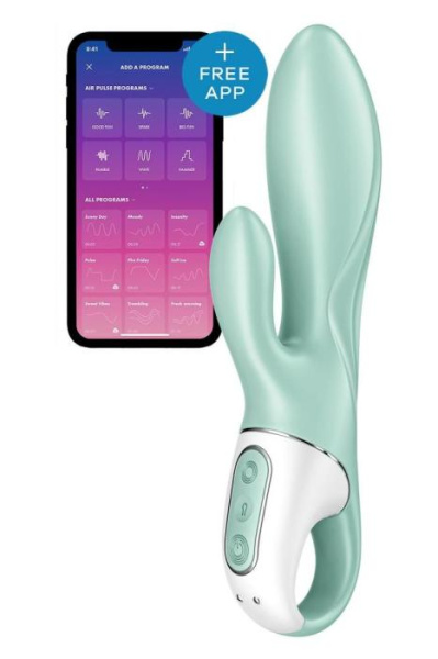 купить Смарт вибратор-кролик Satisfyer Air Pump Bunny 5+, надувается