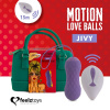 фото Вагинальные шарики с массажем и вибрацией FeelzToys Motion Love Balls Jivy с пультом ДУ, 7 режимов