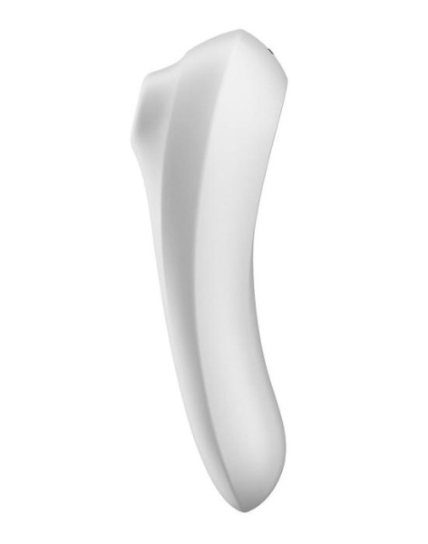 купити Смарт-вібратор та вакуумний стимулятор 2в1 Satisfyer Dual Pleasure White