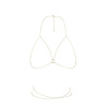 фото Цепочка портупея Bijoux Indiscrets Magnifique Bra Chain - Gold, украшение на тело