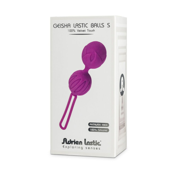купить Вагинальные шарики Adrien Lastic Geisha Lastic Balls Mini Magenta (S), диаметр 3,4см, вес 85гр