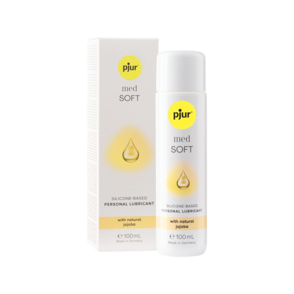 купити Силіконова змазка pjur MED Soft glide 100 мл з олією жожоба для дуже сухої та чутливої шкіри