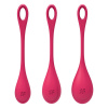 фото Набор йони бусин Satisfyer Yoni Power 1 Red, диаметр 2-2,5-3см, вес 22-46-74гр  || фото Набір йоні намистин Satisfyer Yoni Power 1 Red, діаметр 2-2,5-3см, вага 22-46-74гр 