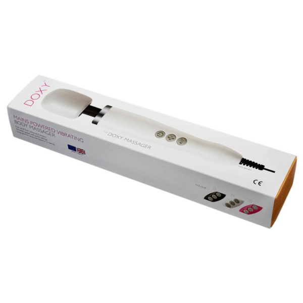 купить Вибромассажер DOXY Original Black, очень мощный, питание 220В, пульсирующие вибрации