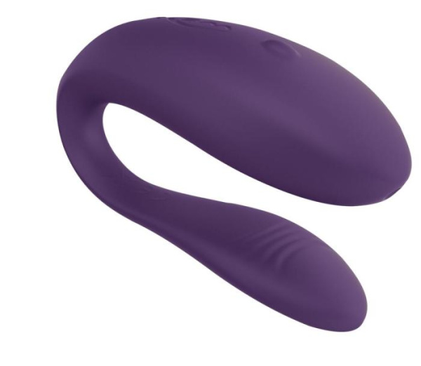 купити Недорогий вібратор для пар We-Vibe Unite Purple, однокнопковий пульт ДК