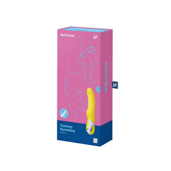 купити Потужний вібратор Satisfyer Vibes Yummy Sunshine з гнучким стовбуром та стимулювальним рельєфом, 12