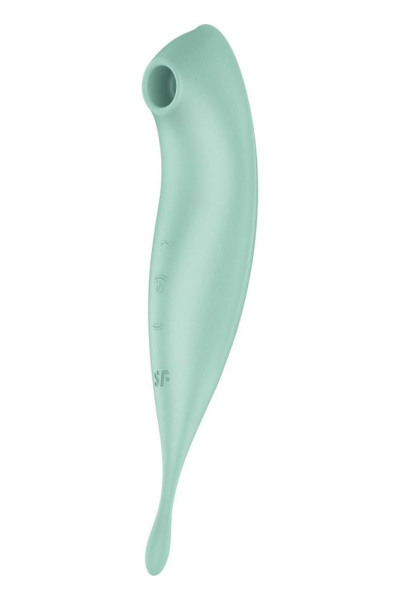 купить Смарт-вибратор для клитора с вакуумной стимуляцией Satisfyer Twirling Pro+ Mint