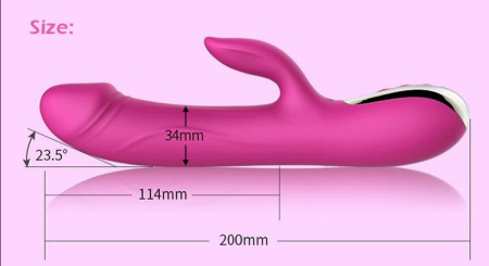 фото Вибратор-пульсатор Leten Automatical Thrusting Vibrator с подогревом, перезаряжаемый, 10 режимов  || фото Вібратор-пульсатор Leten Automatical Thrusting Vibrator з підігрівом, що перезаряджається, 10 режимі 