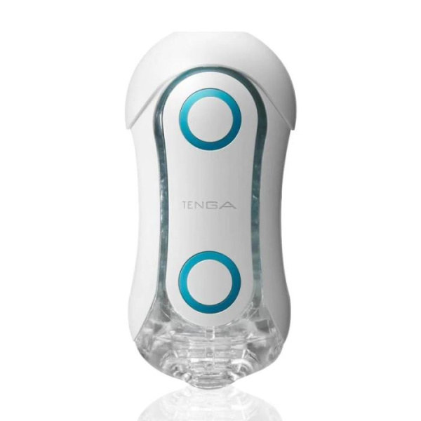 Мастурбатор Tenga FLIP ORB - Blue Rush, с изменяемым сжатием, со стимулирующими  шариками внутри