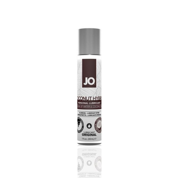 купити Крем-змазка з кокосовою олією System JO Silicone Free Hybrid ORIGINAL (30 мл) біла