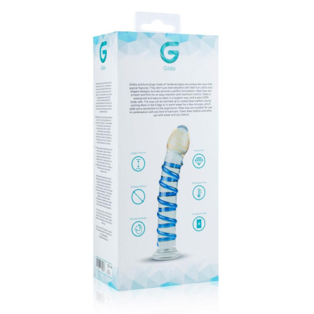 фото Стеклянный дилдо Gildo Glass Dildo No. 1  || фото Скляний ділдо Gildo Glass Dildo No.1 