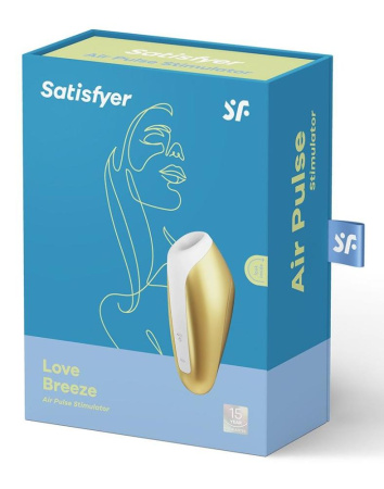 фото Миниатюрный вакуумный стимулятор Satisfyer Love Breeze Yellow  || фото Мініатюрний вакуумний стимулятор Satisfyer Love Breeze Yellow 
