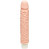 Фалоімітатор Doc Johnson The D: Shakin D 9 Inch Vibro ULTRASKYN, діаметр 3,8 см, плавне регулювання