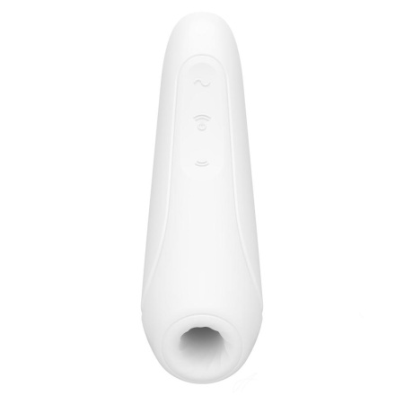 Вакуумный клиторальный стимулятор Satisfyer Curvy 1+ White