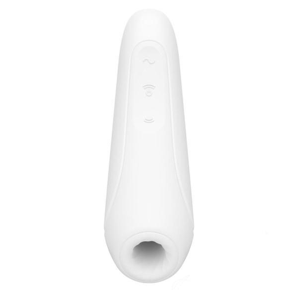 купити Вакуумный клиторальный стимулятор Satisfyer Curvy 1+ White